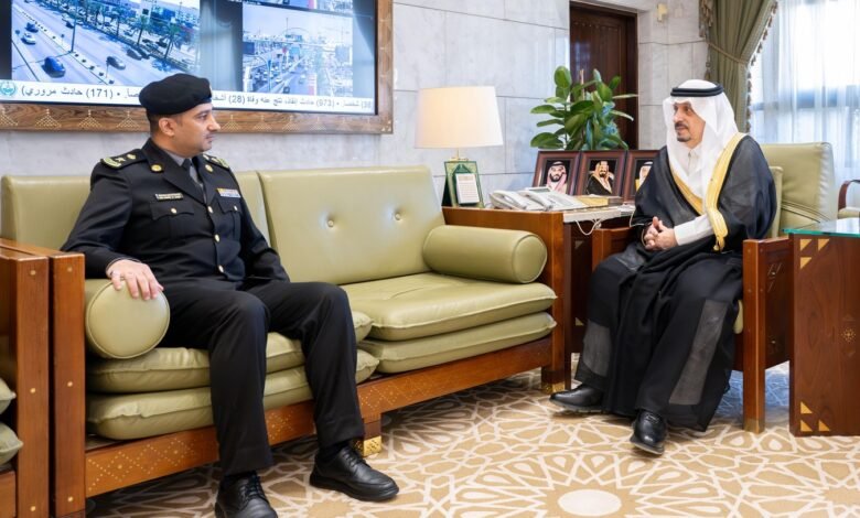 سمو أمير الرياض يستقبل مدير مركز العمليات الأمنية الموحدة بالمنطقة