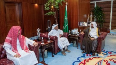 وزير الشؤون الإسلامية يستقبل الفائز الأول بالمسابقة الدولية الثانية لتلاوة القرآن الكريم وحفظه بكازخستان