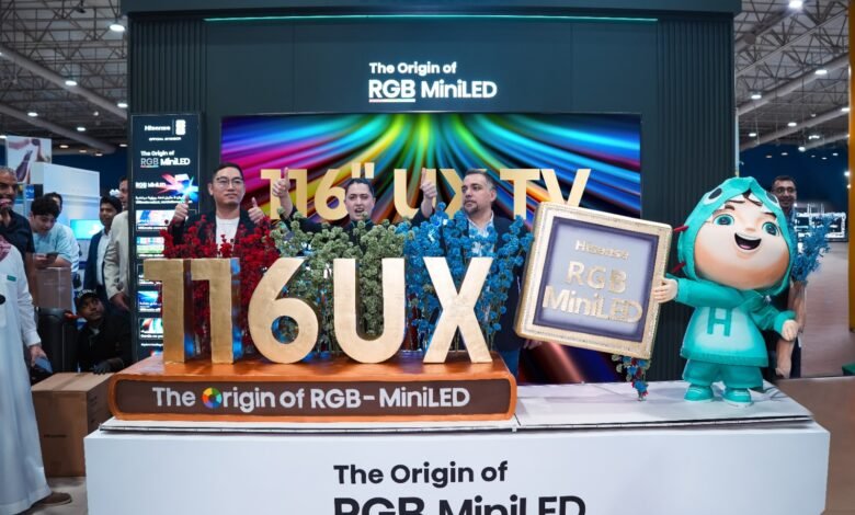 هايسنس وإكسترا تطلقان أكبر شاشة تلفزيون في المملكة العربية السعودية