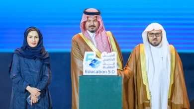 أمير منطقة المدينة المنورة يفتتح أعمال مؤتمر "الجيل الخامس من التعليم" بجامعة طيبة