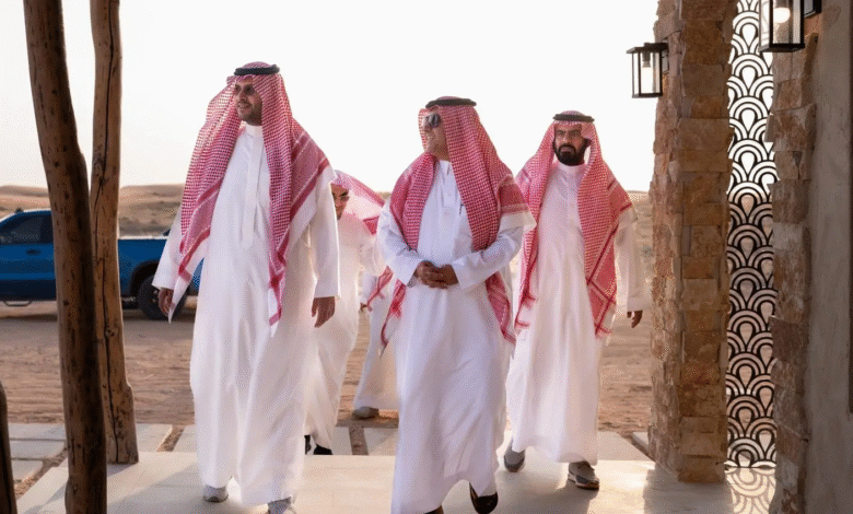 سمو الأمير تركي بن محمد بن فهد يزور محمية الإمام تركي بن عبدالله الملكية