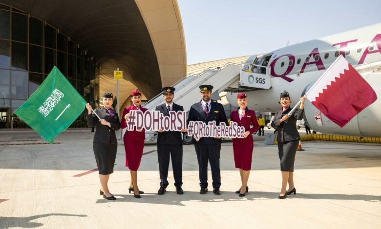 Red Sea International Airport celebrates inaugural Qatar Airways flight from Doha 