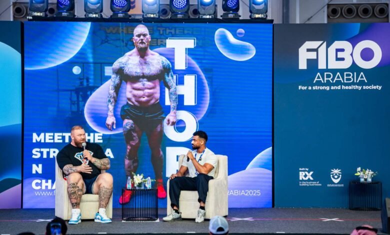 "ثور" بطل مسلسل صراع العروش يزور معرض فيبو أرابيا في الرياض 