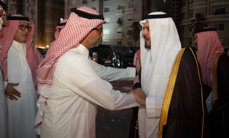 نائب أمير منطقة مكة المكرمة يقدّم التعازي لأسرة نصيف
