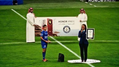 علامة HONOR تتعاون مع نادي الهلال في تقديم عرض حماسي خلال استراحة منتصف المباراة احتفالاً بإطلاق هاتف HONOR X9d 5G