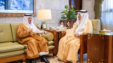 سمو أمير منطقة الرياض يستقبل المدير التنفيذي للهيئة الدائمة المستقلة لحقوق الإنسان بمنظمة التعاون الإسلامي