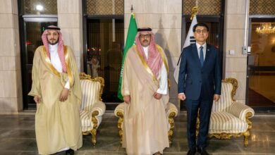 معالي وكيل إمارة منطقة الرياض يحضر حفل سفارة كوريا بمناسبة اليوم الوطني