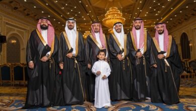 اللواء الدليوي يحتفل بزفاف نجليه