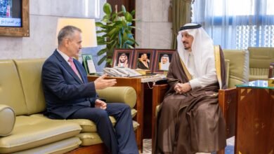 سمو أمير منطقة الرياض يستقبل سفير جمهورية المجر المعين حديثًا لدى المملكة