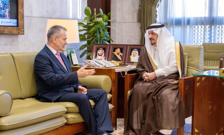 سمو أمير منطقة الرياض يستقبل سفير جمهورية المجر المعين حديثًا لدى المملكة