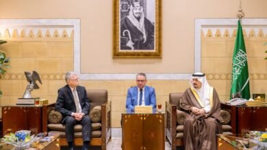 سمو أمير منطقة الرياض يستقبل رئيس الجمعية الوطنية المجرية