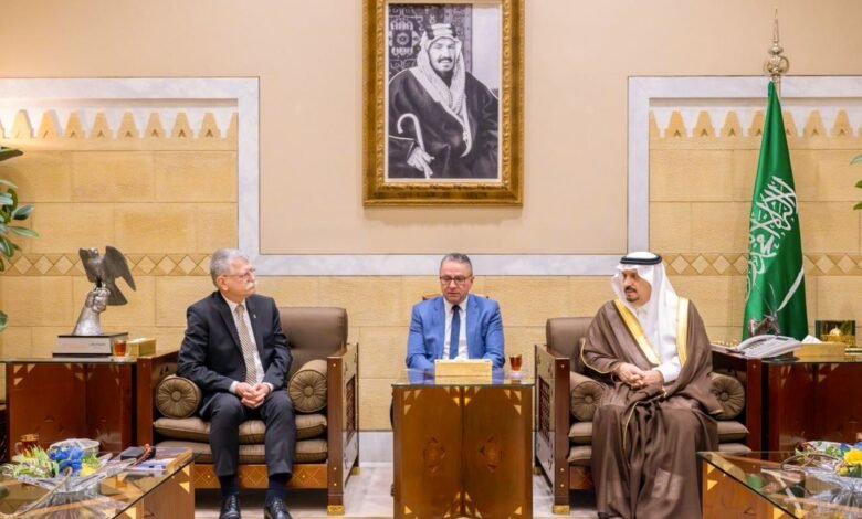 سمو أمير منطقة الرياض يستقبل رئيس الجمعية الوطنية المجرية