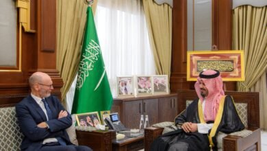 أمير منطقة المدينة المنورة يستقبل سفير المملكة المتحدة المعيَّن حديثًا لدى المملكة