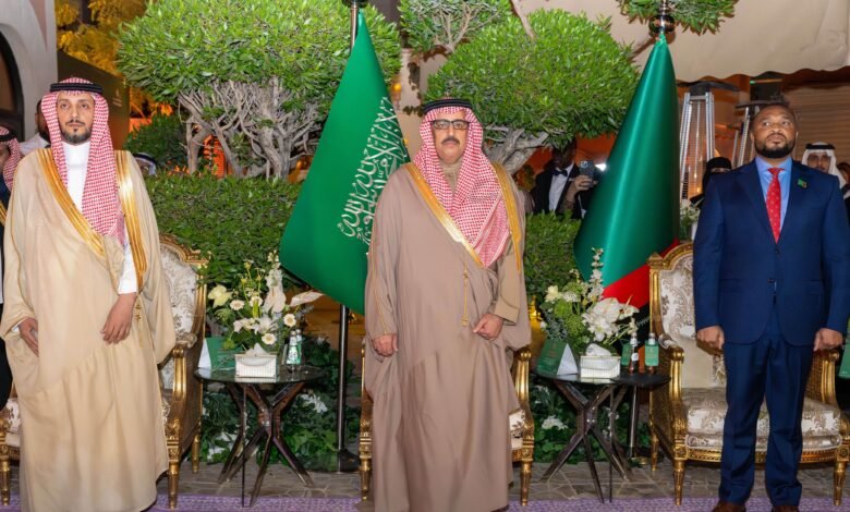معالي وكيل إمارة منطقة الرياض يحضر حفل سفارة زامبيا بمناسبة اليوم الوطني