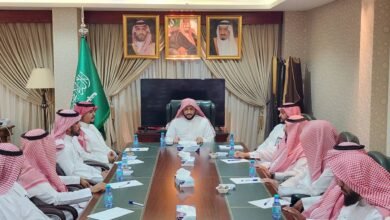 مدير عام فرع وزارة الشؤون الإسلامية بالمدينة يعقد اجتماعاً بمديري إدارات المحافظات التابعة للمنطقة وعدد من مديري الادارات والاقسام بالفرع