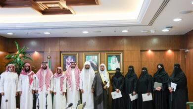 وزير الشؤون الإسلامية يشهد توقيع آخر 8 عقود للتوظيف … والوزارة تعلن اكتمال توظيف 60 ألف مواطن ومواطنة ضمن الخطة الوطنية خلال أربعة سنوات عمل فعلية