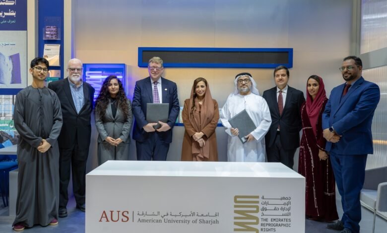 ERRA Signs a Reprographic Rights Licensing Agreement with the American University of Sharjah at the Sharjah International Book Fair 2025 