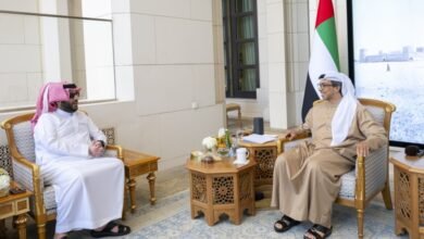 رئيس هيئة الترفيه يلتقي الشيخ منصور بن زايد في أبوظبي