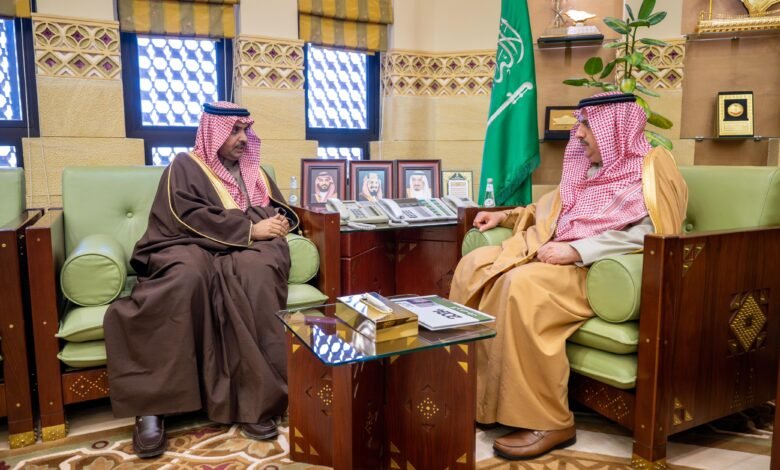 معالي وكيل إمارة الرياض يستقبل المدير التنفيذي لجمعية خيرات لحفظ النعمة