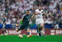 الأخضر يواصل مشواره نحو اللقب بفوزه على فلسطين بهدفين لهدف