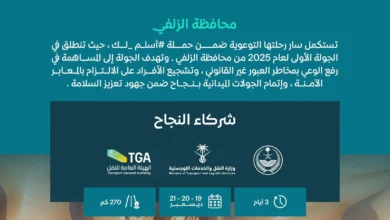 "سار" تُطلق الجولة السادسة من حملة "أسلم لك" لتعزيز السلامة على السكك الحديدية