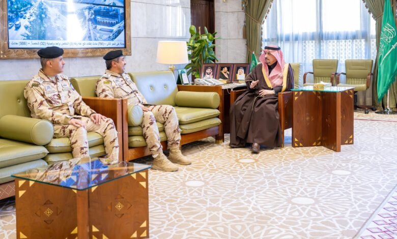 سمو أمير منطقة الرياض يستقبل قائد قوات الطوارئ الخاصة المعين حديثًا بالمنطقة