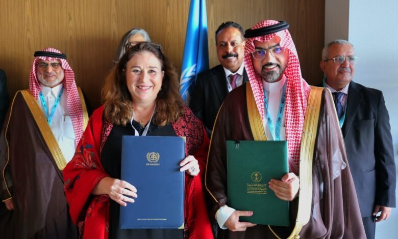 البرنامج السعودي لتنمية وإعمار اليمن وبرنامج الأمم المتحدة للمستوطنات البشرية (UN Habitat) يوقّعان المرحلة الثانية من مشروع "المسكن الملائم"
