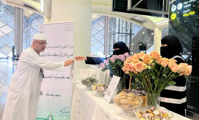 الشؤون الإسلامية بمكة المكرمة تنفّذ مبادرة “سعيًا مشكورًا” لتوديع ضيوف الرحمن في محطة قطار الحرمين