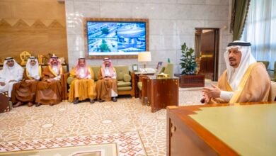 سمو أمير منطقة الرياض يستقبل معالي وكيل الإمارة ومنسوبيها